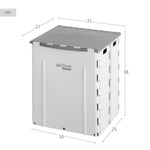 Mülltonne Aktive Polypropylen TPR 31 x 38 x 27 cm (6 Stück)