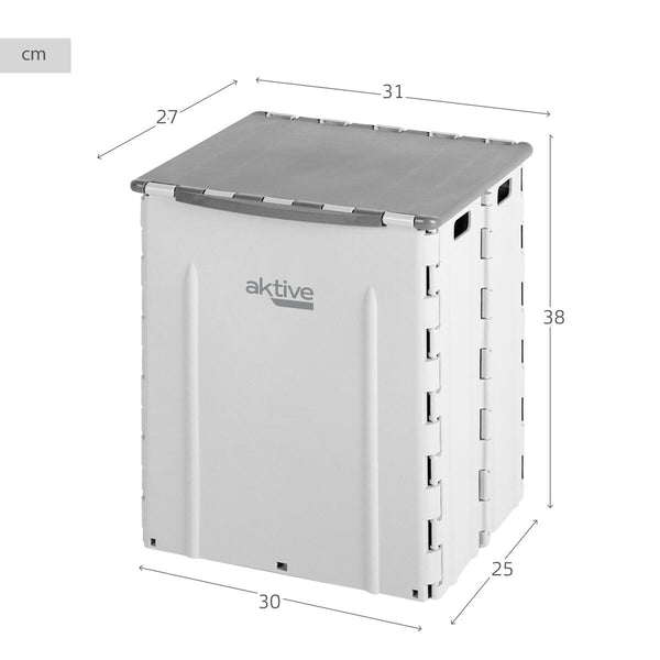 Mülltonne Aktive Polypropylen TPR 31 x 38 x 27 cm (6 Stück)