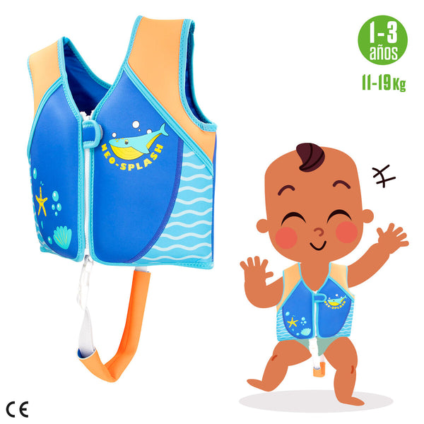 Schwimmweste AquaSport 30 x 31 x 10 cm Blau (4 Stück)