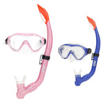Taucherbrille mit Schnorchel AquaSport Blau Rosa (6 Stück)