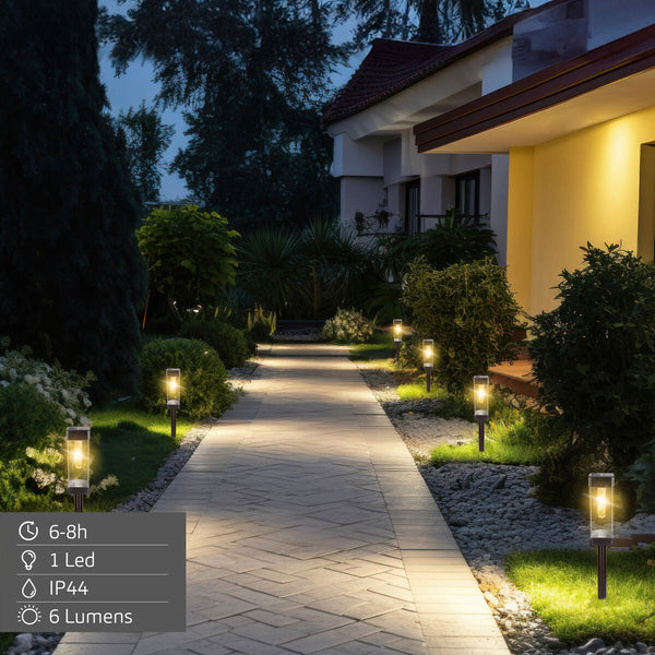 Solarlampe Aktive 6 x 55 x 6 cm (4 Stück)