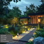 Solarlampe Aktive 15 x 49 x 15 cm (4 Stück)