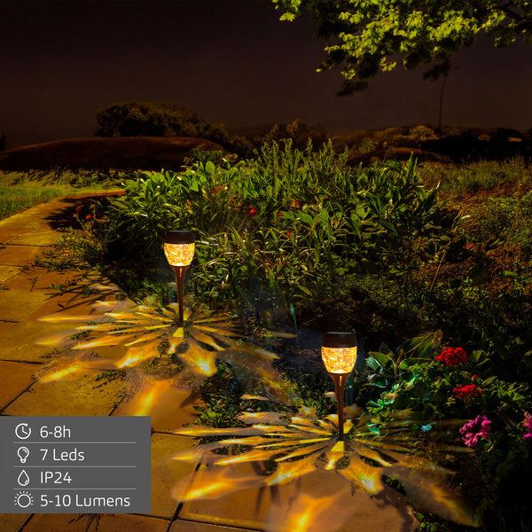 Solarlampe Aktive 9 x 40 x 9 cm (6 Stück)