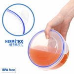 Stapelbares luftdichtes Küchenbehälterset Max Home 23 x 11 x 23 cm 6 Stück