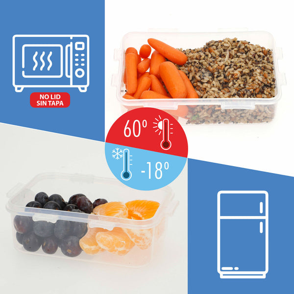 Stapelbares luftdichtes Küchenbehälterset Max Home 29 x 12 x 20 cm 6 Stück