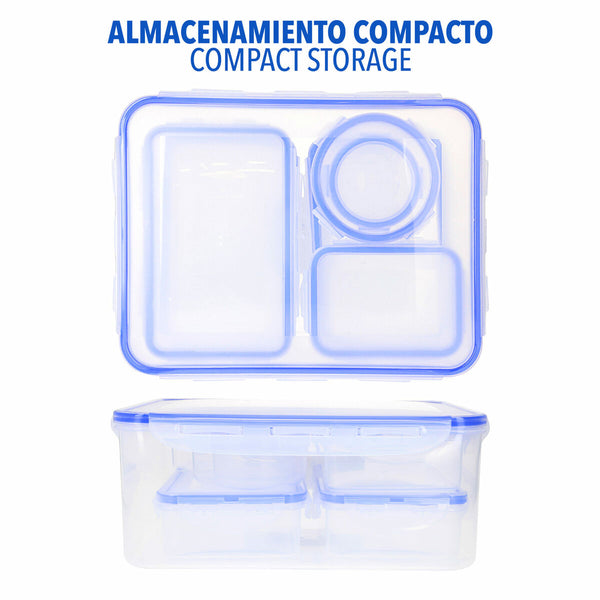 Stapelbares luftdichtes Küchenbehälterset Max Home 29 x 12 x 20 cm 6 Stück