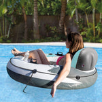 Aufblasbarer Schwimmring Intex Gelb Zitronengelb 135 x 55 x 135 cm (6 Stück)