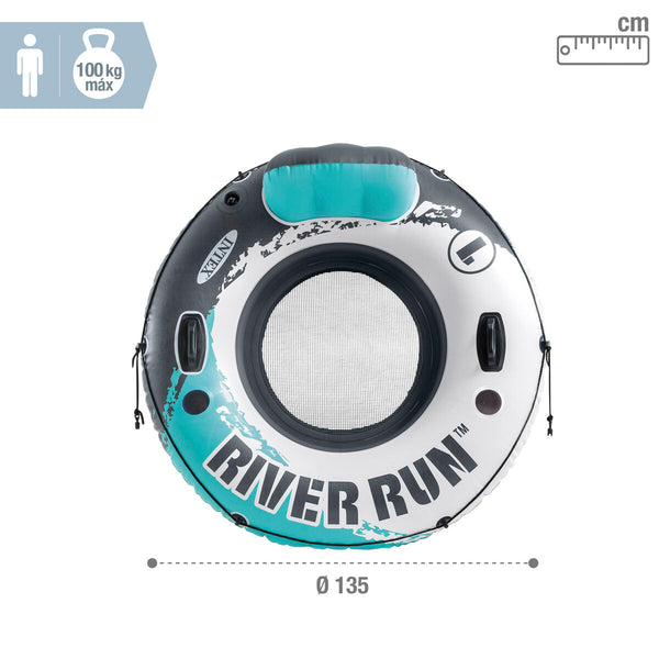 Aufblasbarer Schwimmring Intex Gelb Zitronengelb 135 x 55 x 135 cm (6 Stück)