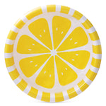 Aufblasbares Planschbecken für Kinder Intex Zitronengelb 147 x 33 x 147 cm Gelb (6 Stück)