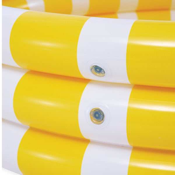 Aufblasbares Planschbecken für Kinder Intex Zitronengelb 147 x 33 x 147 cm Gelb (6 Stück)