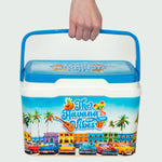 Robuste tragbare Kühlbox Aktive 5 L 28 x 19 x 21 cm Blau (6 Stück)