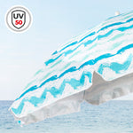 Sonnenschirm Aktive Silberfarben 200 x 200 x 200 cm (4 Stück)