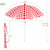 Sonnenschirm Aktive Rot 200 x 205 x 200 cm (6 Stück)