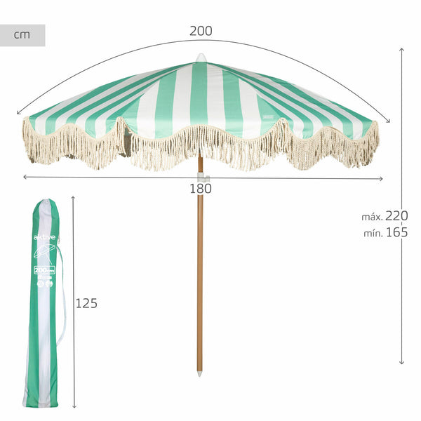 Sonnenschirm Aktive 200 x 220 x 200 cm (4 Stück)