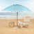Sonnenschirm Aktive Blau Ø 200 cm 200 x 190 x 200 cm (6 Stück)