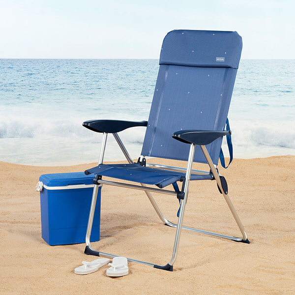 Strandstuhl Aktive 48 x 110 x 65 cm (2 Stück)