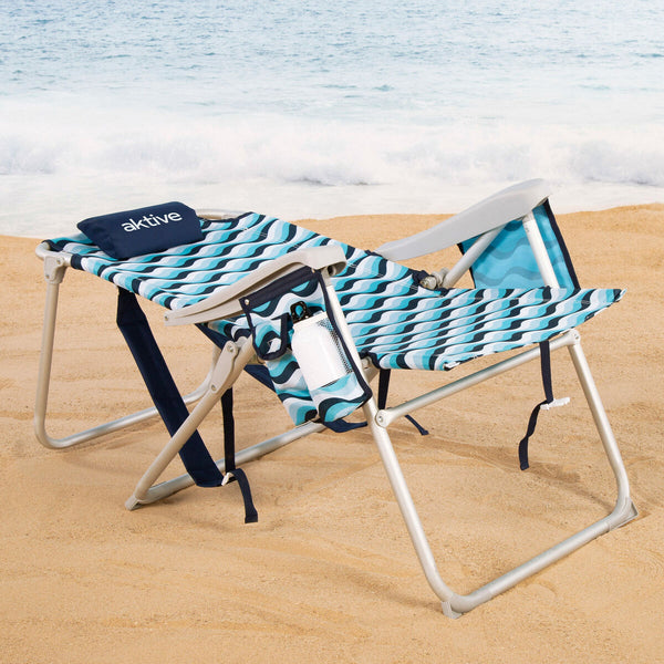 Strandstuhl Aktive 48 x 95 x 78 cm (2 Stück)