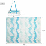 Strandbadetuch Aktive PEVA 200 x 1 x 150 cm (6 Stück)