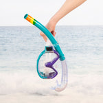 Taucherbrille mit Schnorchel AquaSport türkis (6 Stück)