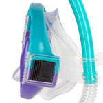 Taucherbrille mit Schnorchel AquaSport türkis (6 Stück)