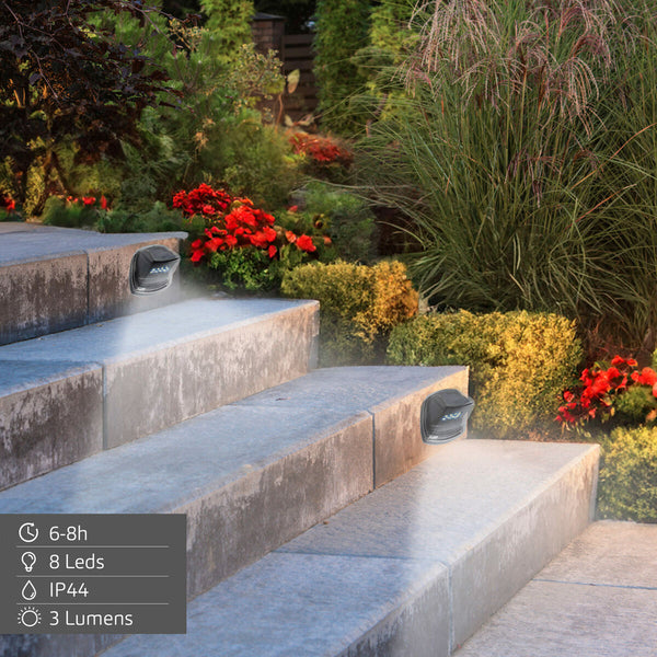 Solarlampe Aktive 8,5 x 9 x 5,5 cm (6 Stück)