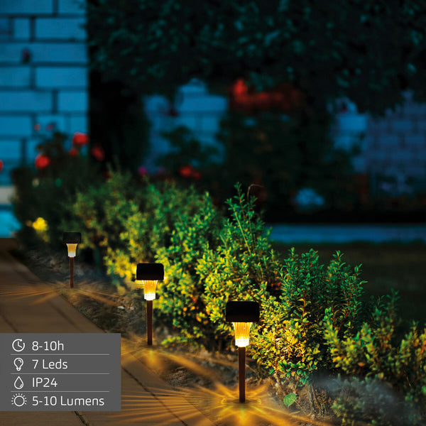 Solarlampe Aktive 6 x 33 x 6 cm (6 Stück)