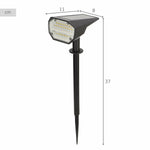 Solarlampe Aktive 8 x 37 x 11 cm (6 Stück)