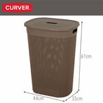 Wäschekorb Curver Braun Kunststoff 55 L 44 x 61 x 35 cm (8 Stück)