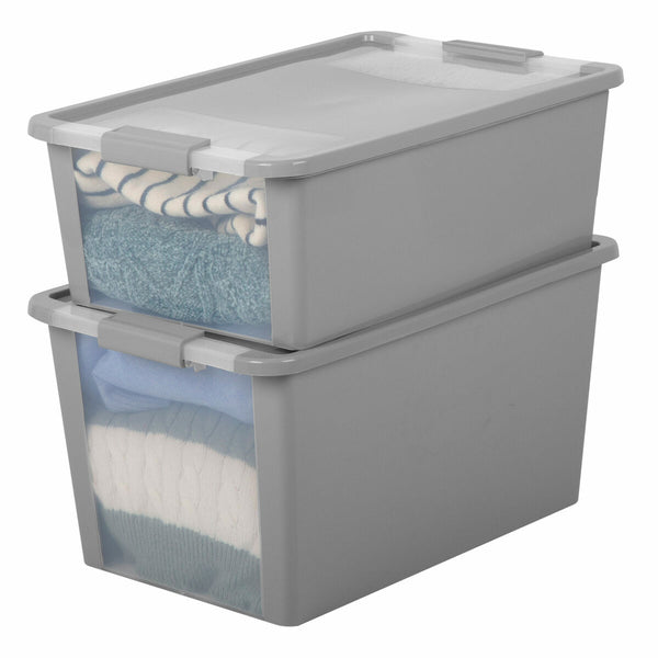 Aufbewahrungsbox Curver Grau Kunststoff 40 L 55 x 28 x 35 cm (5 Stück)