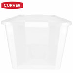 Aufbewahrungsbox mit Deckel Curver Weiß Kunststoff 40 L 55 x 28 x 35 cm (5 Stück)