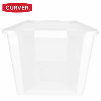 Aufbewahrungsbox mit Deckel Curver Weiß Kunststoff 40 L 55 x 28 x 35 cm (5 Stück)