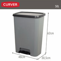 Mülltonne Curver Dunkelgrau Kunststoff 50 L (5 Stück)