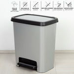 Mülltonne Curver Grau Kunststoff 25 L (5 Stück)