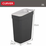 Mülltonne Curver Grau Kunststoff 30 L (6 Stück)