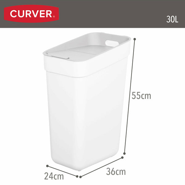 Mülltonne Curver Weiß Kunststoff 30 L (6 Stück)