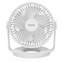 Tischventilator Savio AD-01 WHITE Weiß 5 W