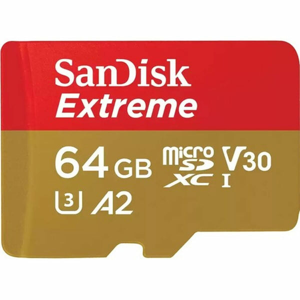 Mikro SD Speicherkarte mit Adapter SanDisk Extreme 64 GB