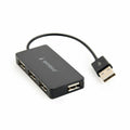 Hub USB GEMBIRD UHB-U2P4-04 Schwarz (1 Stück)