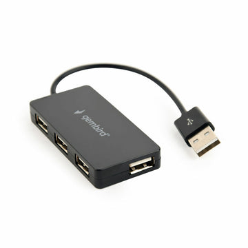 Hub USB GEMBIRD UHB-U2P4-04 Schwarz (1 Stück)