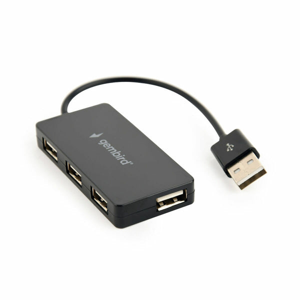 Hub USB GEMBIRD UHB-U2P4-04 Schwarz (1 Stück)