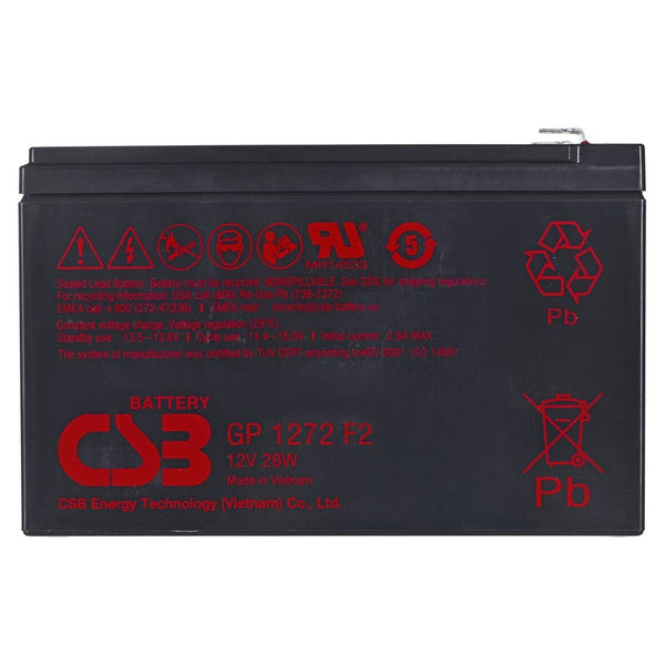 Batterie für Unterbrechungsfreies Stromversorgungssystem USV HITACHI CSB GP1272 F2 72 Ah 12 V