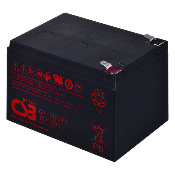 Batterie für Unterbrechungsfreies Stromversorgungssystem USV HITACHI CSB GP12120F2 12000 mAh 12 V