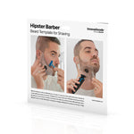 Hipster Barber Bartschablone InnovaGoods