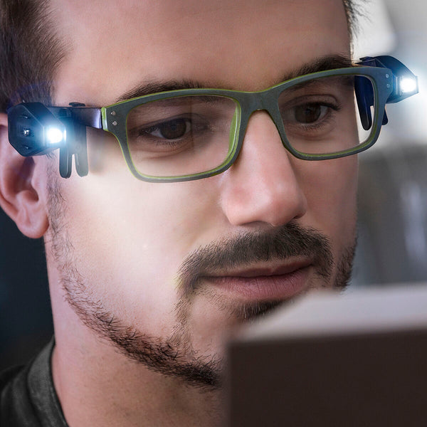 360º LED Leselicht für die Brille InnovaGoods 2 Stück