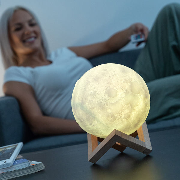 Wiederaufladbare LED Lampe Mond Moondy InnovaGoods