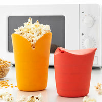 Popcorn-Bereiter, faltbar, Silikon InnovaGoods COLLAPSIBLE POPCORN BOWL Metall Silikon (Restauriert A)