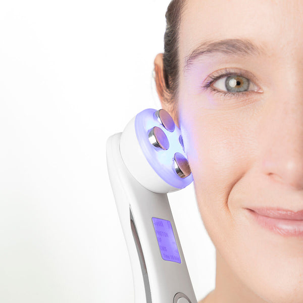 Gesichtsmassagegerät mit Radiofrequenz, Phototherapie und Elektrostimulation Wace InnovaGoods