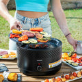 Tragbarer rauchfreier Holzkohlegrill InnovaGoods Eisen (Restauriert B)