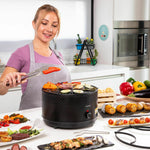 Tragbarer rauchfreier Holzkohlegrill InnovaGoods Eisen (Restauriert B)