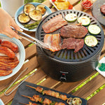Tragbarer rauchfreier Holzkohlegrill InnovaGoods Eisen (Restauriert B)